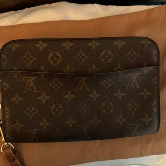 Louis Vuitton vintage Orsay clutch w/ removable strap and dust bag (peeling) - Picture 2 of 13